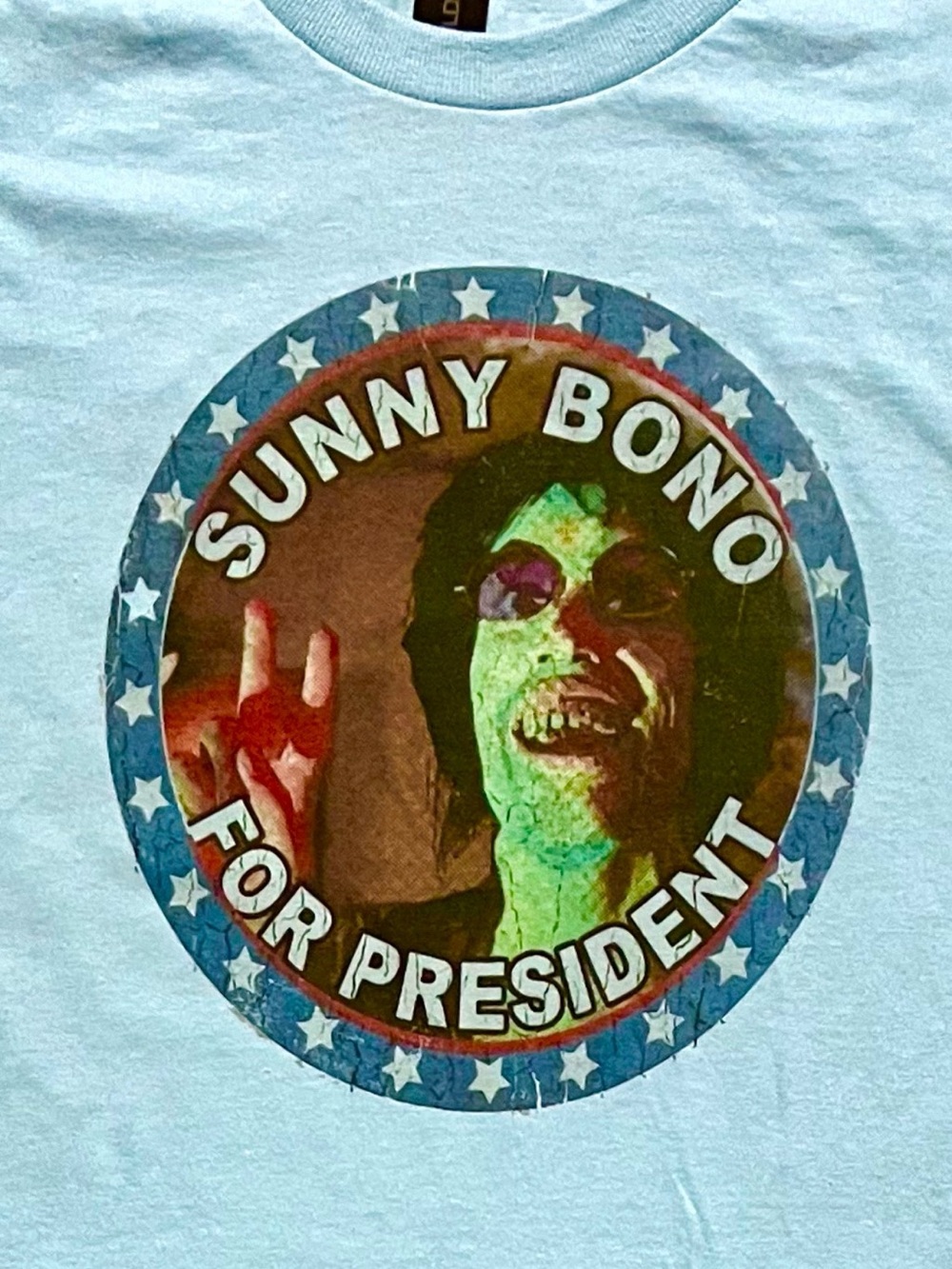 Chop Top funny horror retro color light blue size XL Unisex T-shirt